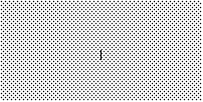 Правильно выровненные штриховые узоры.